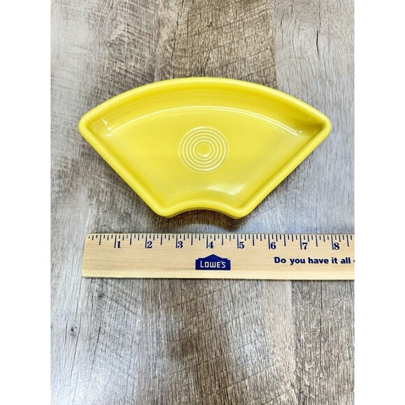 Fiesta Omni Relish Tray Insert Sunflower Yellow Bright Fiestaware Replacement - Picture 4 of 5